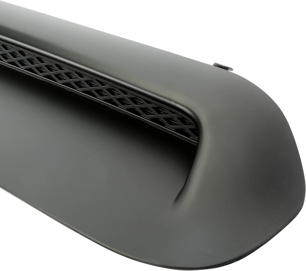 ECOTRIC Front Upper Hood Scoop Compatible with 2010-2022 Toyota 4Runner 2012-2015 Tacoma Sport Hood Air Flow Scoop Bulge Insert Kit Upgrade Painted Black