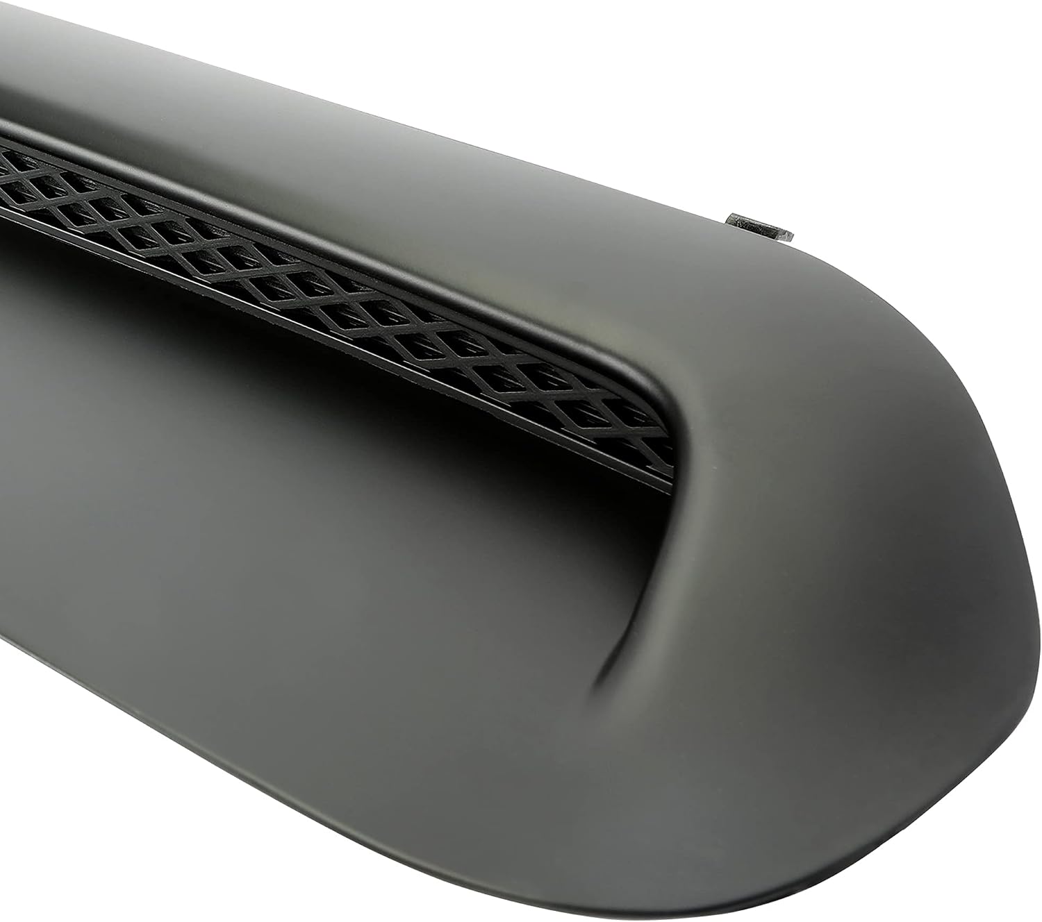 ECOTRIC Front Upper Hood Scoop Compatible with 2010-2022 Toyota 4Runner 2012-2015 Tacoma Sport Hood Air Flow Scoop Bulge Insert Kit Upgrade Painted Black