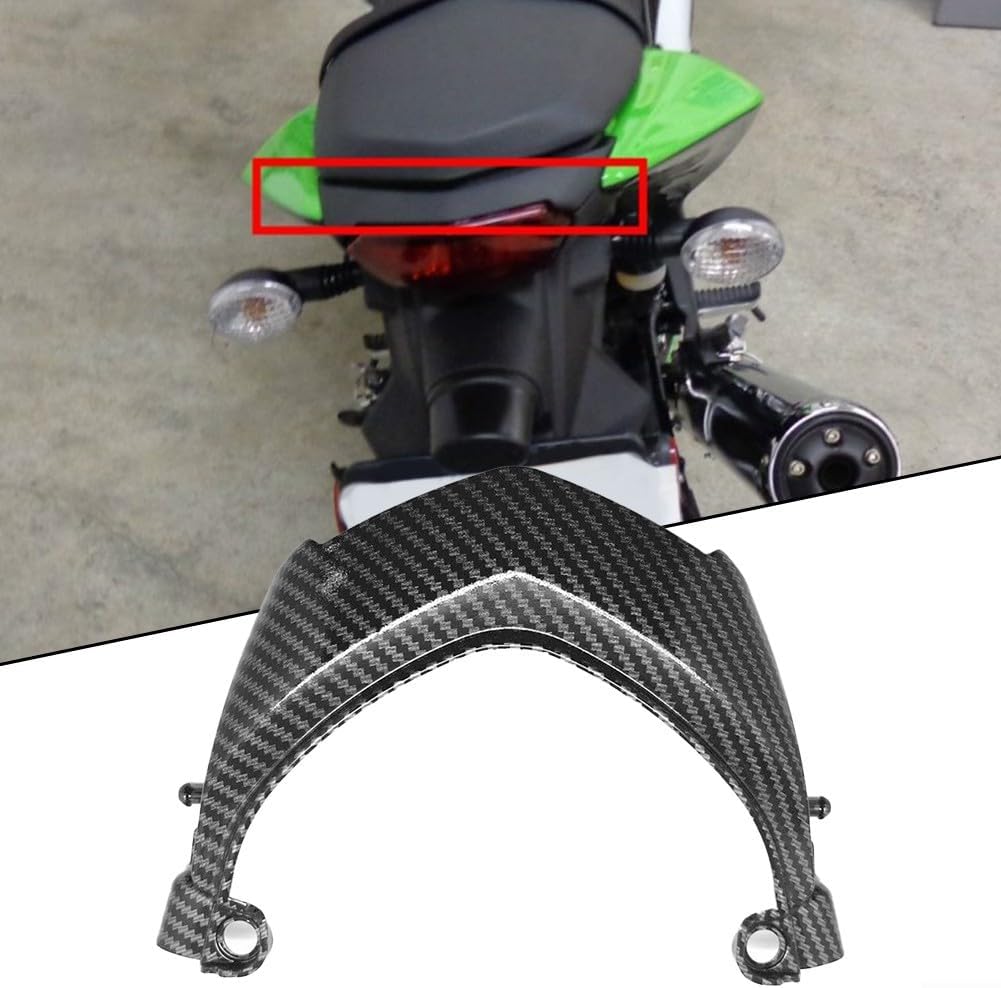 Carbon Fiber Rear Tail Light Cover Fairing for Kawasaki EX250 250 2008-2016, ABS Motorcycle Fairing Trim Frame