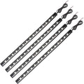 YM E-Bright White Golf Cart Lights Car Underglow Led Strip Lights for Marine Boat Deck Motorcycles Kayak Interior Exterior 5050 Chipset 15SMD Waterproof IP67 DC 12V(Pack of 4)