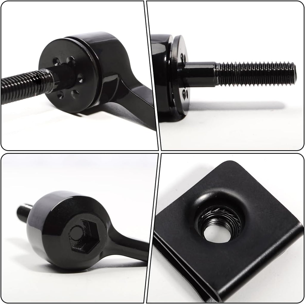 Saddlebag Mount Kit, Set of Hard saddlebag Lever Lock mounting for Harley 1993-later All Touring Models FLT FLHT FLHTCU FLHRC Road King Street Glide Electra Glide,Black