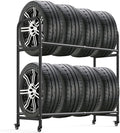 Hershii Tire Storage Rack Standing Garage Storage Shelf Organizer by Hershii