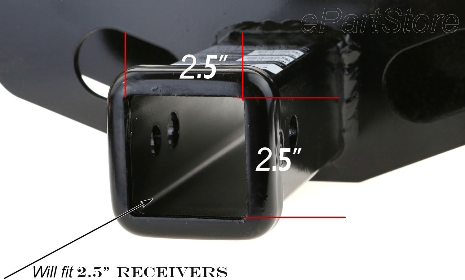 2.5" Heavy Duty 2 1/2" Trailer Hitch Cover Cap Plug Fits 2.5" Receivers
