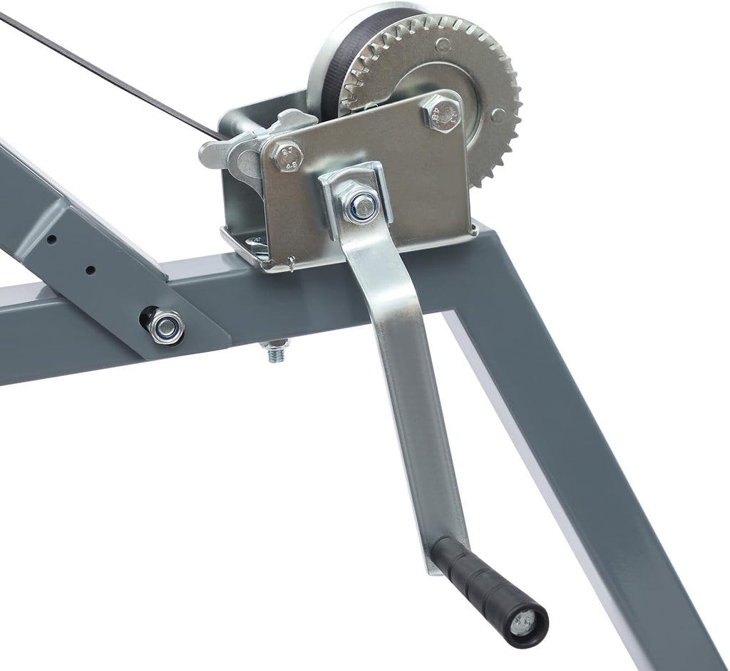 Log Skidding Arch, 1600Lbs ATV Log Dolly with 16in Tires, 24in Max | Designed for Landowners and Foresters, the Winch Lets You Hoist Logs Effortlessly, Smoothly Over Mud and Roots.