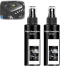 Engine Cleaner Spray for Car, Automotive Engine Compartment Coating Agent Grease and Dirt, Engine Bay Cleaning Solution for Vehicle Maintenance, Car Care Cleaning Spray 120ml (2Pcs)