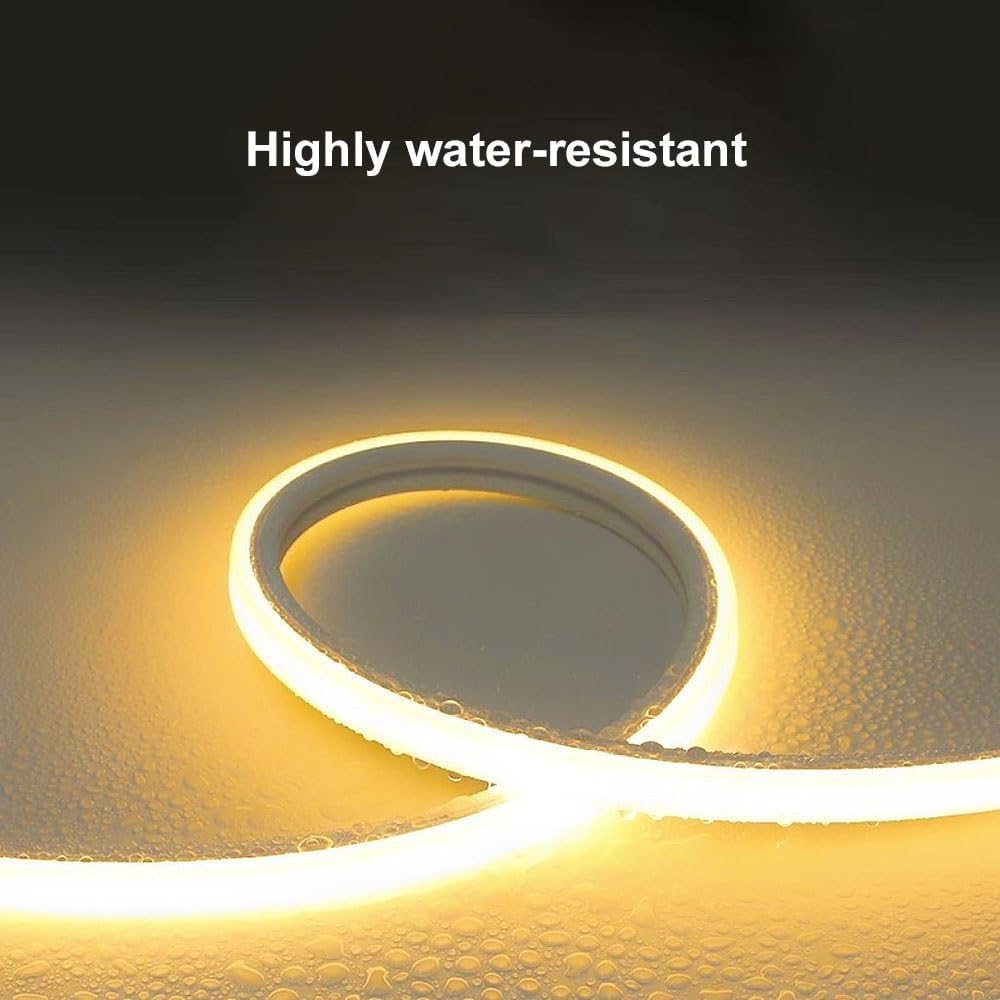Flexible Neon Silicone Light Tube - Waterproof LED Strip Housing | White,1212-3meters