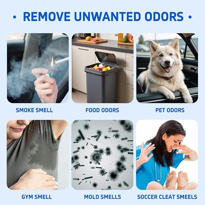 Glodway Whole Car Air Refresher Spray, Odor Eliminator Eliminates Strong - Image 3