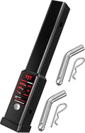 TYT 12" Trailer Hitch Extension for 2 inch Receiver Tube Extender，Includes 2 Sets of 5/8" Premium Hitch Pin, 5000 lbs GTW / 500 lbs TW