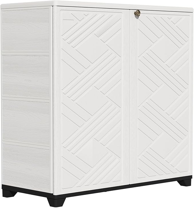 ZZM Indoor/Outdoor Storage Cabinet Waterproof, All Weather Outdoor Storage by ZZM