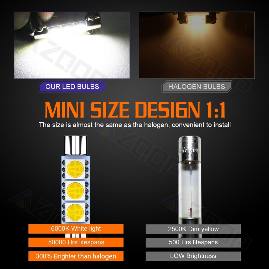 12PCS White LED Bulbs Compatible with Chevy Silverado/GMC Sierra 1500 2500 3500 (2007 2008 2009 2010 2011 2012 2013) Interior Lights, Map Dome Trunk Lights License Plate Lmap Bulbs Combo+Install Tool