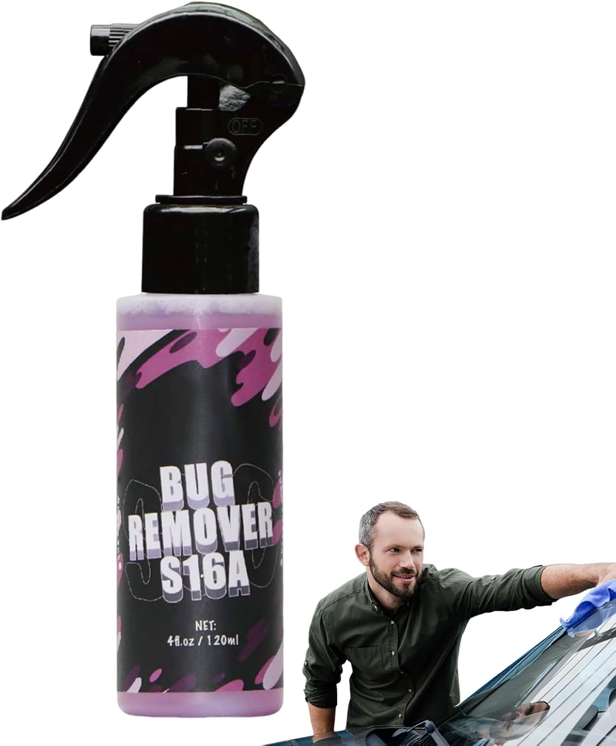 Tar Remover for Cars | Windshield Washer Fluid Concentrate,120Ml Quick-Dissolving Detailing Cleaner for Truck Body Panels Auto Trim Windshield Automotive Vehicle