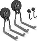 3-H Heavy Duty Magnet Garage Hooks 2 Pack, Extra Large Strong Magnetic Hooks by 3-H