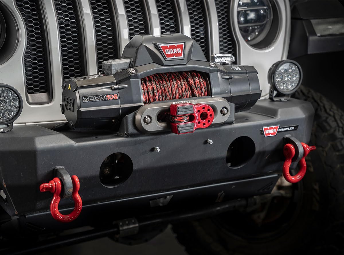 Factor 55 00050-04 Flatlink Original Folding Winch Shackle Bracket Max Load Rating 16,000 lb Ultimate Failure Greater Than 40,000 lb Ideal for 4x4 Off Road Adventures – Black