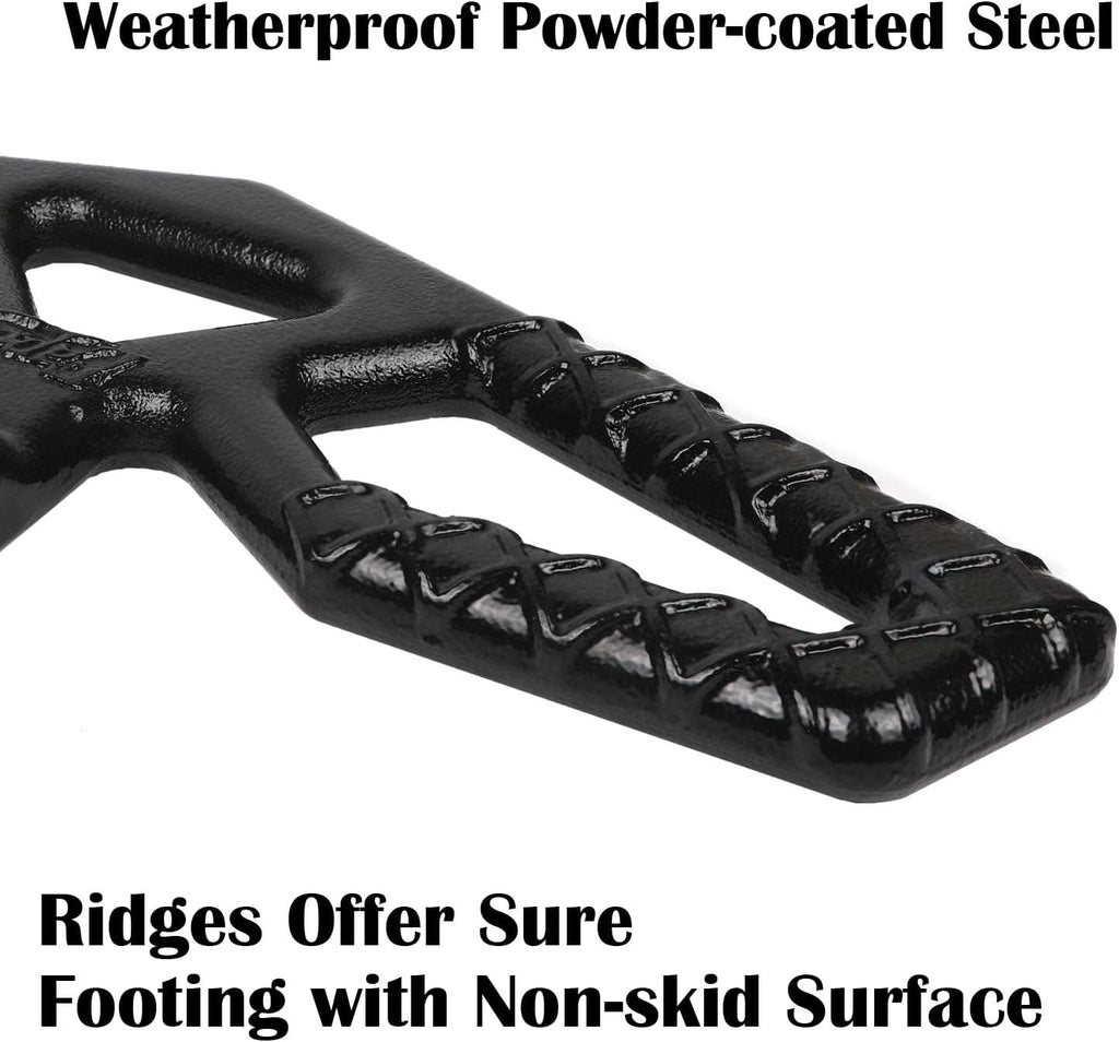 Eapele Tow Hitch Step for 2 inch Receiver, Universal Anti Slip Bumper Guard，Strong Steel 10000lbs Maximum Load, for Trailer Tow Truck Pickup SUV Pickup Van RV