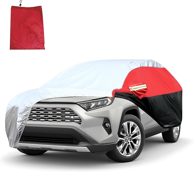 Car Cover for SUV Waterproof All Weather Snowproof UV Windproof Outdoor Full by CheYiBaoCover