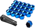20pcs Wheel Nut Covers for Hyundai Tucson Ibrida 2022-2026, Bolt Caps Hub Screw Cover Caps Hub Screw Protectors Accessories,B/19mm-A/Blue