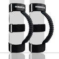 ROMASO Roll Bar Grab Handle for Jeep Wrangler,Grab Handle for Jeep Wrangler YJ TJ JK JL&Gladiator JT 1986-2025,Paracord Handles,Black,Pack of 2