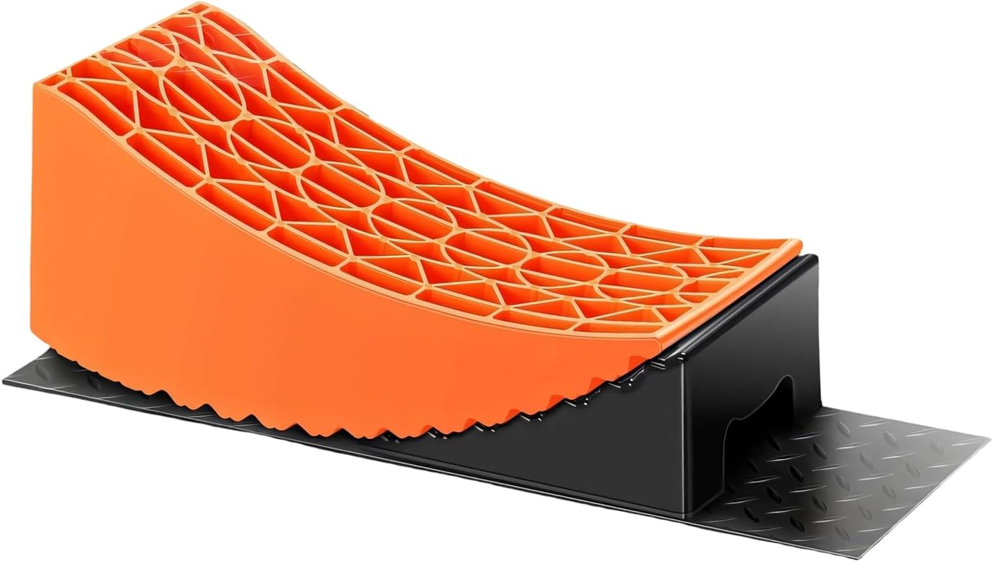 Vehicle Leveling Blocks ABS Wheel Chocks for Stabilization and Anti Slip on Uneven Grounds ABS Leveling Blocks