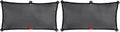 Munchkin® Brica® Magnetic Stretch to Fit™ Car Window Shade for Baby, Side Window Sun Shade, Black, 2 Pack