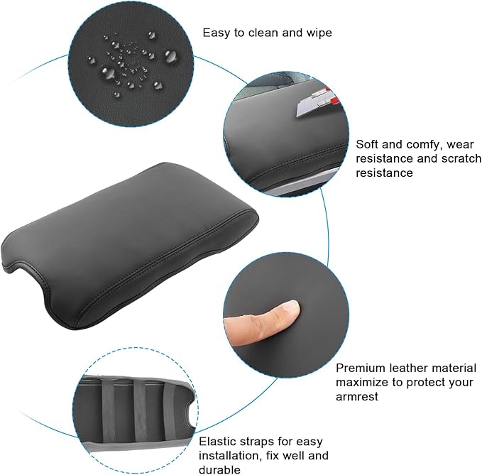 SXCY for 2025 2026 GMC Terrain Armrest Cover for 2025 2026 GMC Terrain - Image 5