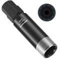 10 Spline Lug Nut Key, for TA20-17/19 10 Point Lug Nut Socket | Compatible with Bimecc 10 Spline Lug Nut Socket, Double Layer Reinforcement, Dual Hex Drive, CR-MO Steel