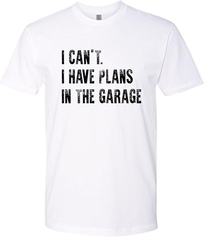 Go All Out Adult I Can't I Have Plans in The Garage Funny Dad Gift Deluxe Soft - Image 2