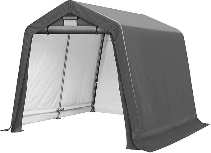 8' x 8' Outdoor Storage Shelter Shed- Heavy Duty Storage Tent by GARTOO