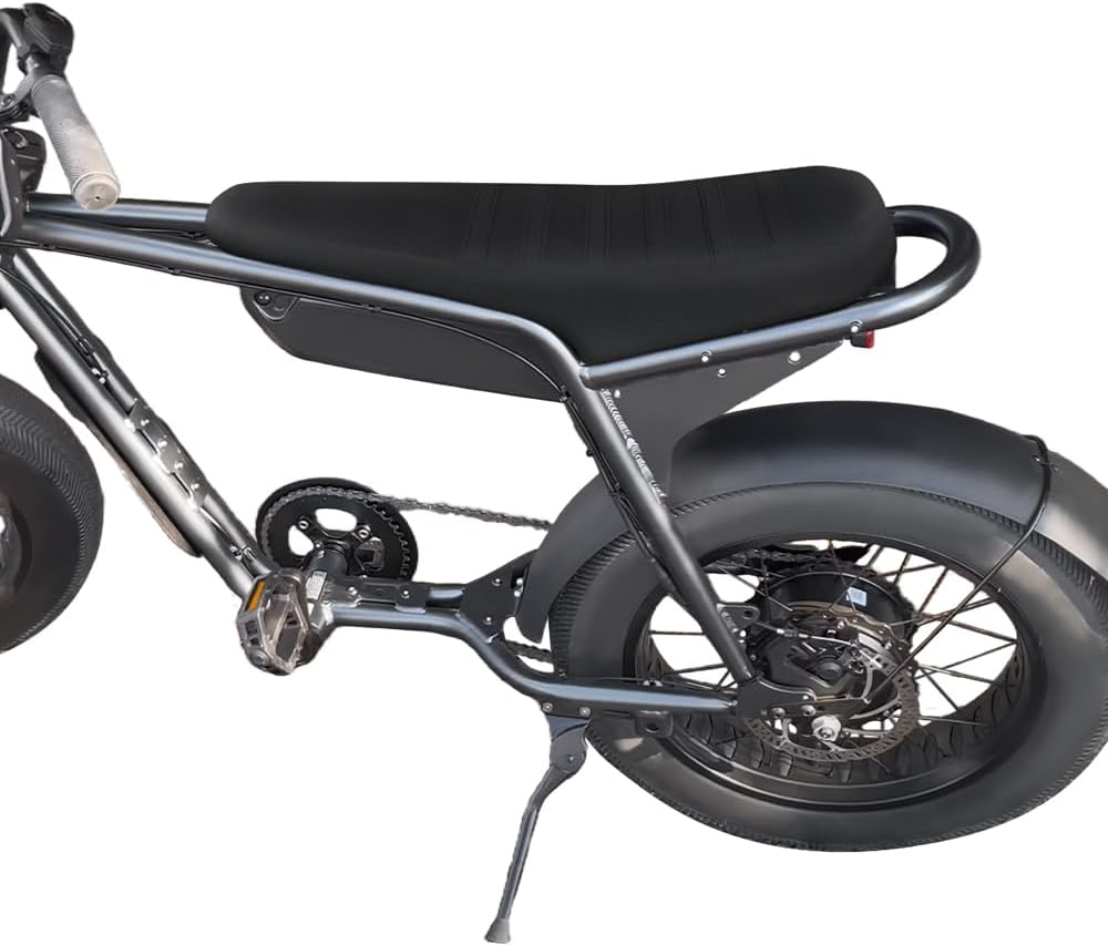 Non-Slip Seat Cover Fit for Super73 Z-Series (Z1, ZX, Z Miami) | PVC Leather Waterproof, Abrasion Resistant, Raised Center Grip, Direct OEM Replacement, Professional Install Required