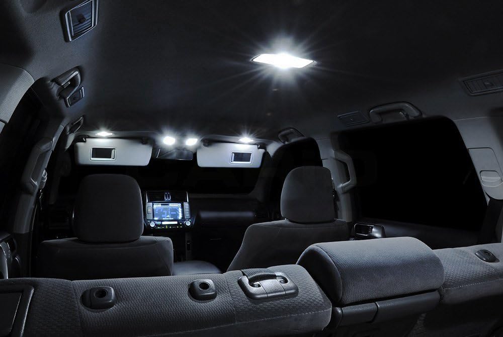 XtremeVision Interior LED for Mitsubishi Evo Lancer 2007-2015 (8 Pieces) Pure White Interior LED Kit + Installation Tool