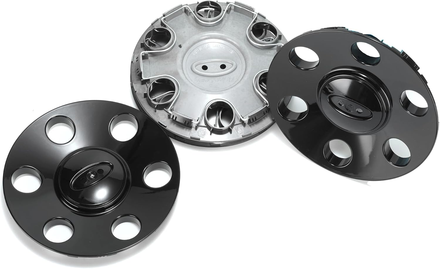 4Pcs Wheel Center Cap for 2009-2014 F150 2010-2014 Expedition Wheel Rim 181.6mm(7.15in) Gloss Black Hub Cap Wheel Cover