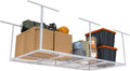 4ftx8ft Overhead Garage Storage Rack, Heavy-Duty Metal Garage Ceiling Storage