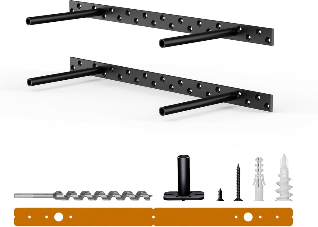 floating shelf bracket kit (no router needed) with, main product view