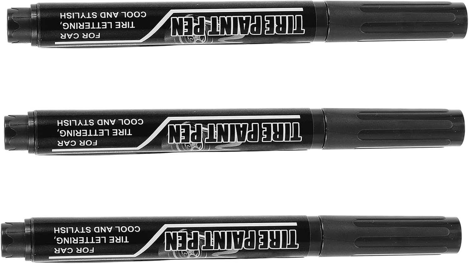 KESYOO 3pcs Car Tire Marker Pens Waterproof Resistant to Wear Compact Design Tire Paint Pens Convenient Automotive Wheel Care