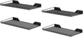 Wallmaster Heavy Duty Garage Wall Shelving 4 Pack 23.6"x11.8" Metal Wire