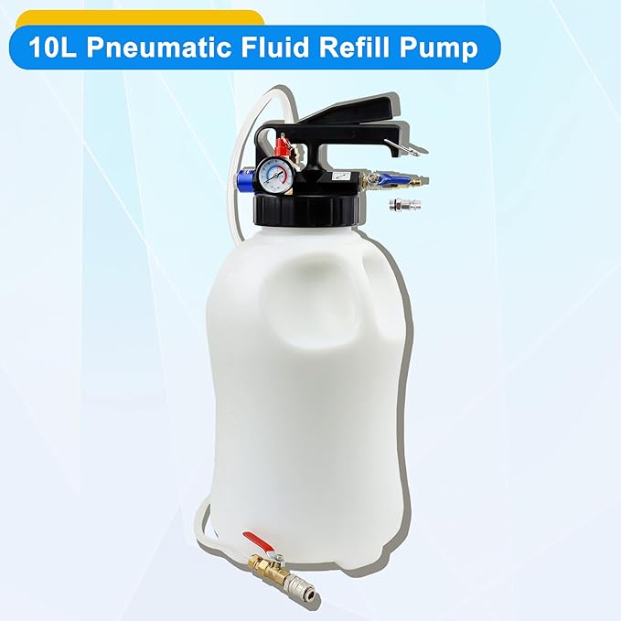 JoyFans 10L Pneumatic Transmission Fluid Pump Extractor and Dispenser, Gearbox - Image 3