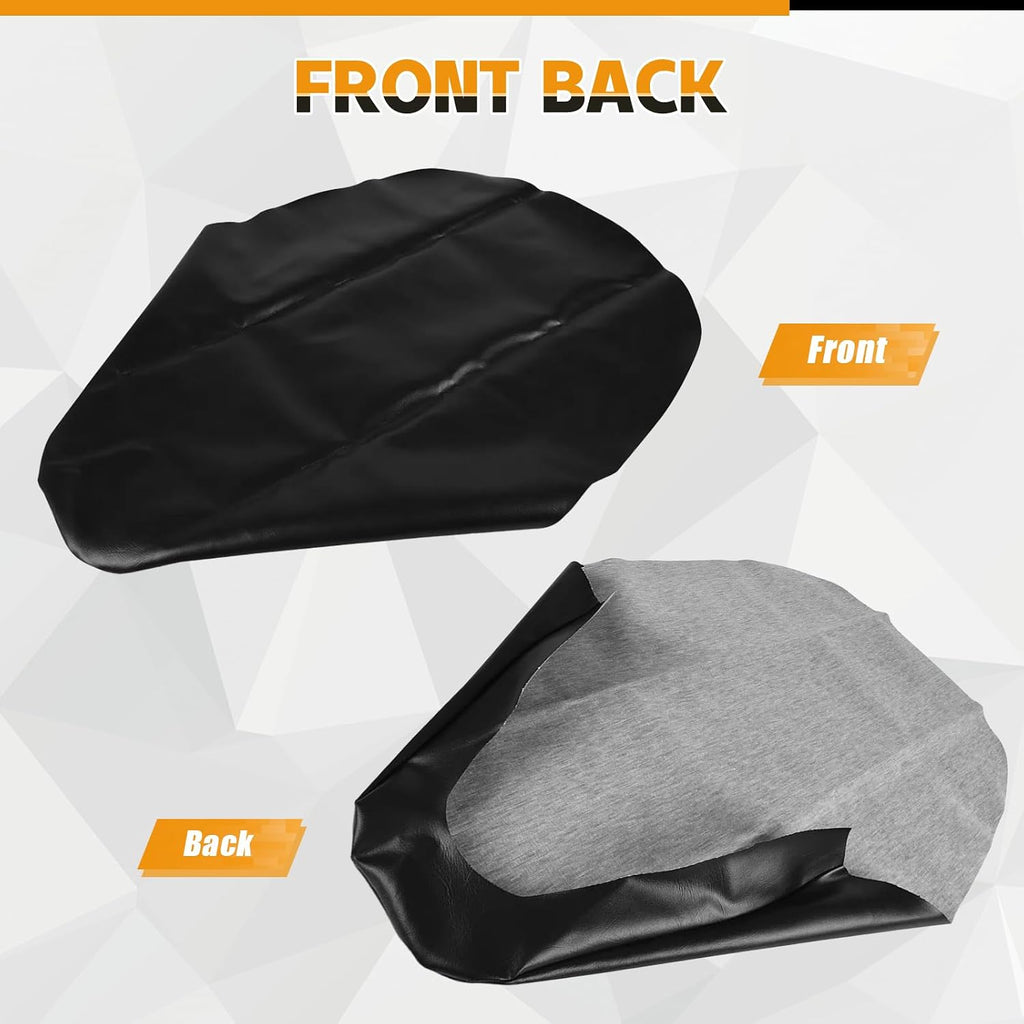Seat Cover Compatible with Honda TRX350 Rancher 2000-2006 and Honda TRX400 Rancher 2004-2006, Heavy Duty Leather ATV Seat Cover Replacement, Black
