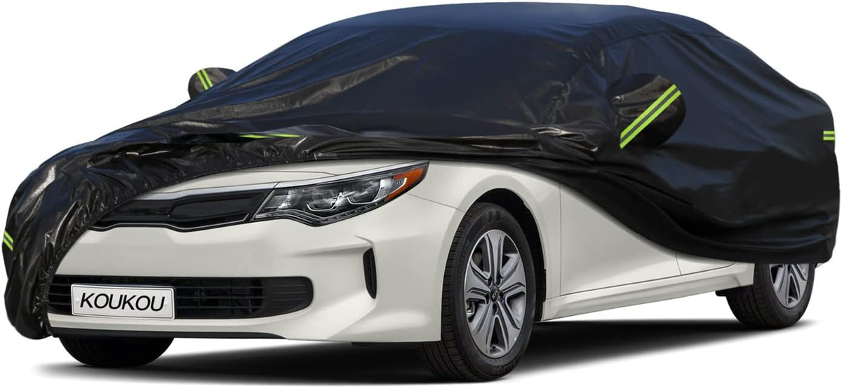 KouKou Car Cover Waterproof All Weather, 7 Layers Outdoor Car Covers