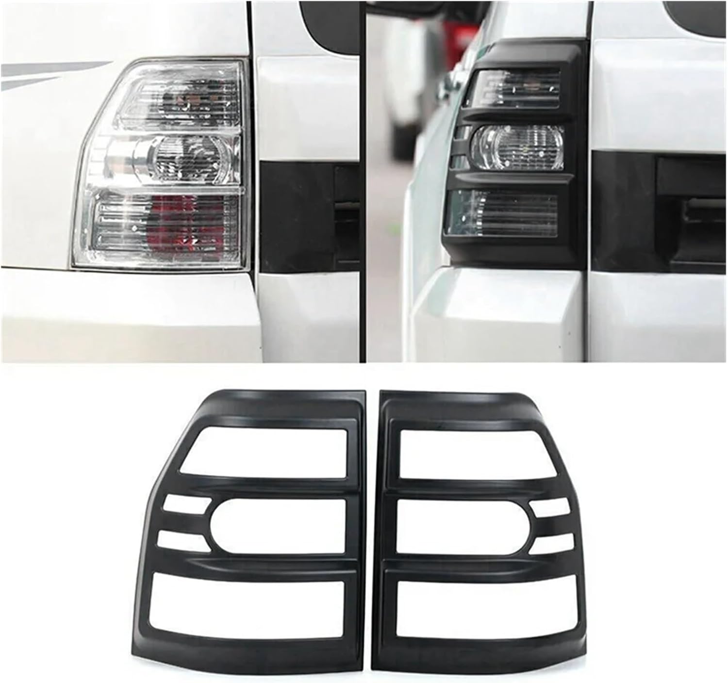 Compatible For Mitsubishi Pajero Montero V97 V93 2007-2020 Spare Parts Accessories 1 Pair Rear Tail Light Trim Frame Cover