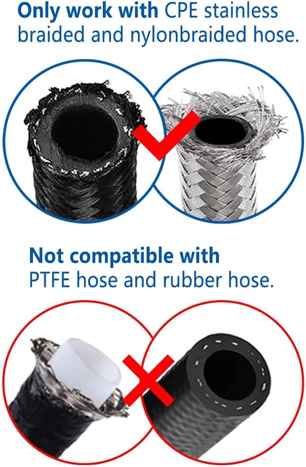 LokoCar 4AN Hose End Fitting 90 Degree Swivel - Image 4