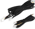 2PCS RGB Acrylic Interior Car LED Strip Light Extension Wire, which fit by MAODANER