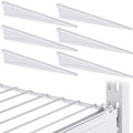 wonderjune 6 pcs adjustable locking shelf bracket 16, main product view