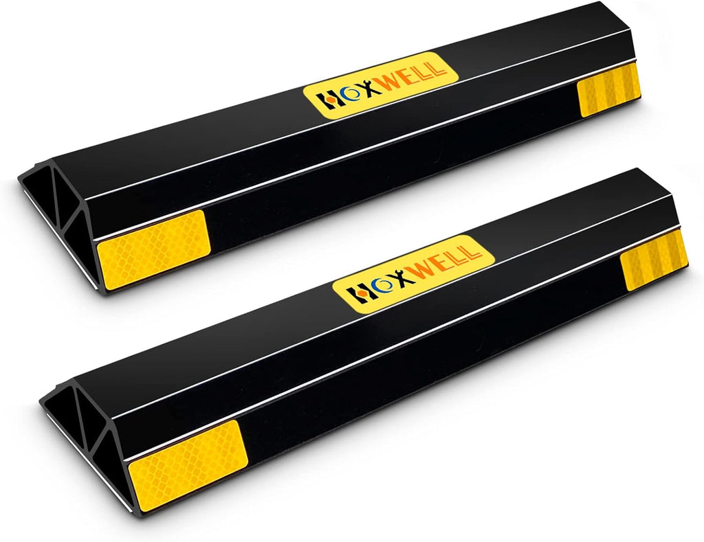 (New Updated 18" 2 Packs Heavy Duty Parking Stopper