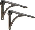 khtumeware 100% solid brass decorative shelf brackets, 4.5-inch, main product view