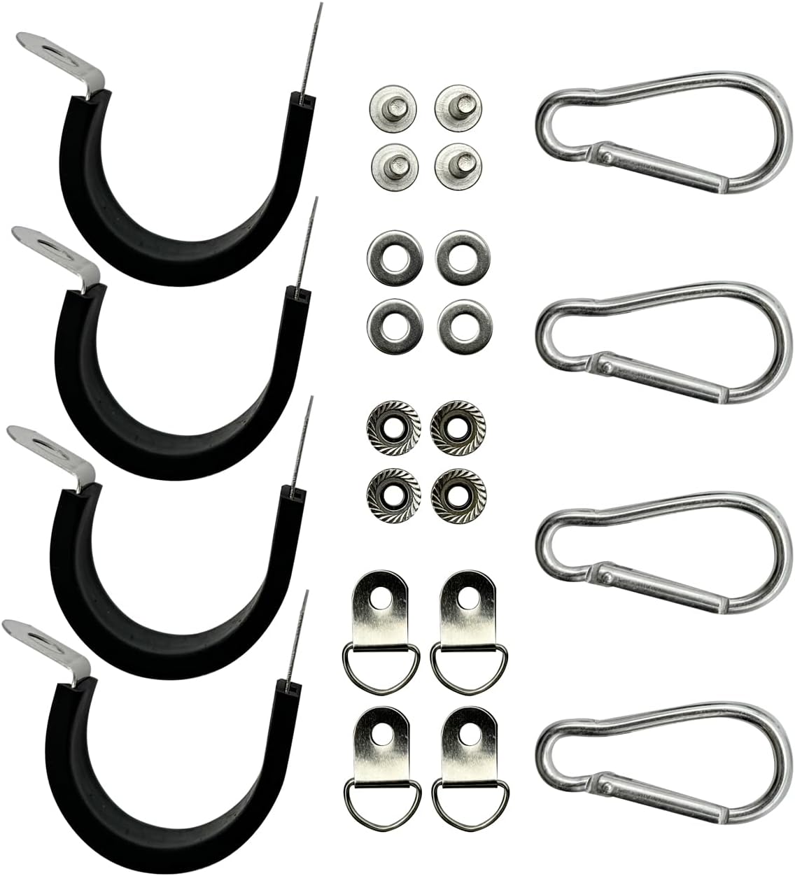 4PCS Flag Mount for led Whip Lights,Whips and Rocks Lights, Fit Diameter 1.9cm to 2.2cm 5150 LED Whip light Poles for UTV ATV Can-Am Polaris RZR SXS Boats Ulti Offroad (4 mount)
