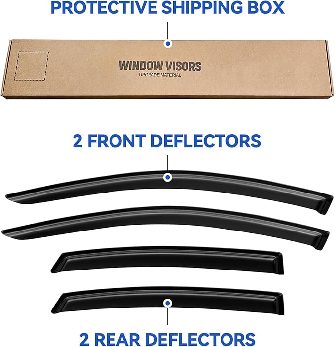 Window Visors Rain Guards Shield - Image 5
