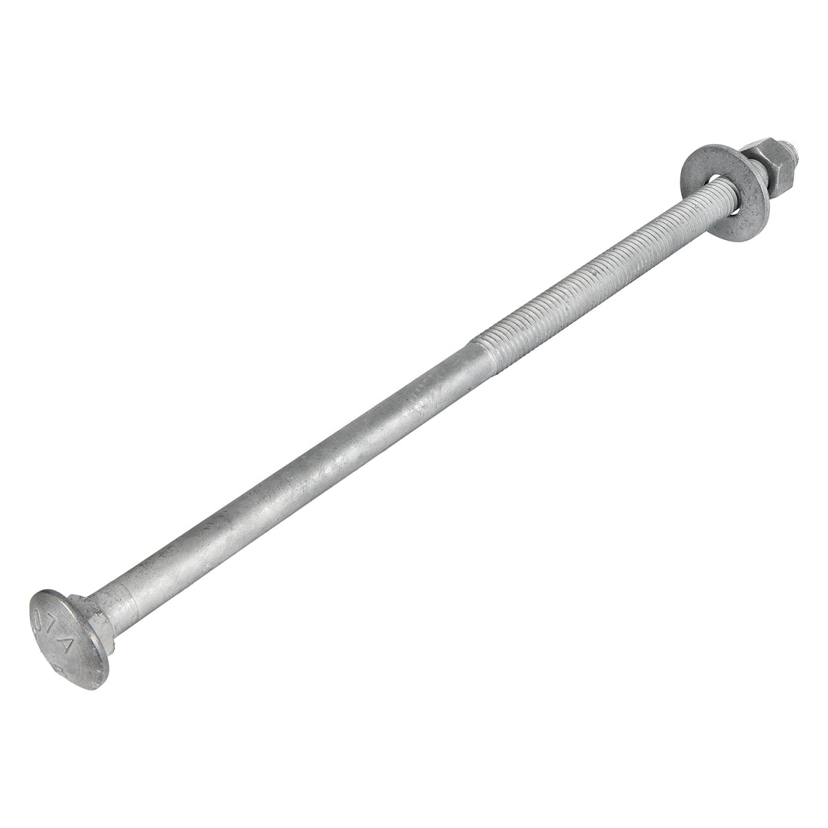 1/2" x 12" (25 pack) galvanized carriage bolt, main product view