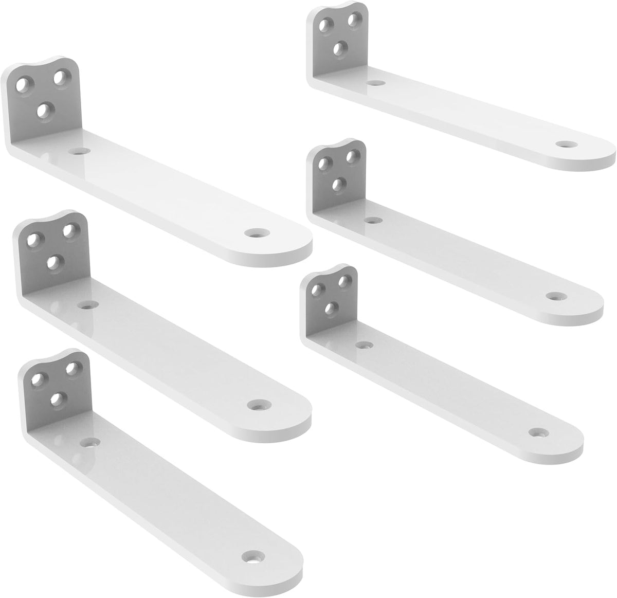 eurydice heavy duty floating shelf brackets, 1/4 in, main product view