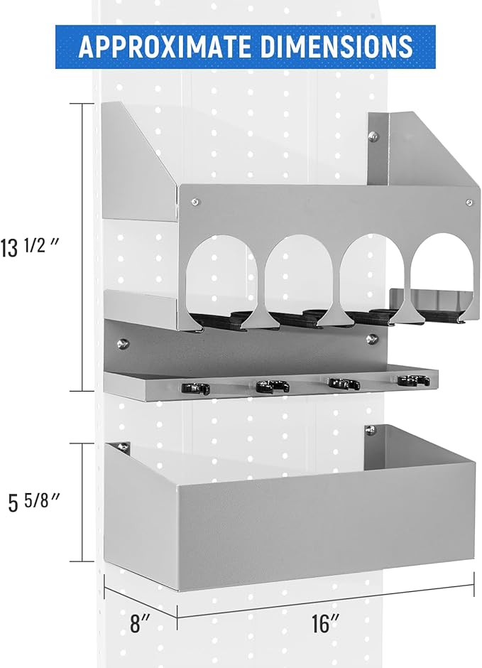 AA Products P-SH-Power Tool Organizer Wall Mount Designed - Image 2