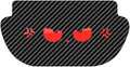 Car Decoration for Tesla Model Y Car High Mounted Brake Lamp Carbon Car Brake Projection Board PVC Soft Decal Top Tail Light Emblem Stickers Trim Decoration Cover Panel