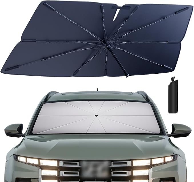 Windshield Sun Shade Umbrella: for Hyundai Santa-Cruz-2022-2025 by HIMUMOY